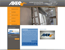 Tablet Screenshot of akeo-france.com